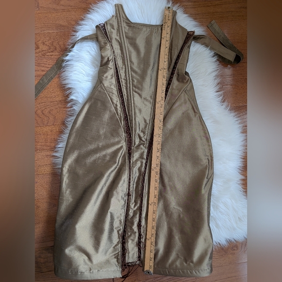 ZOE GUSTAVIA ANNA WHALEN stomacher gown corset dress small - Picture 14 of 15